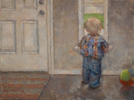 Waiting For Daddy by artist Jody Martin